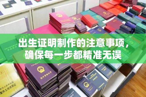 仪陇出生证明制作的注意事项，确保每一步都精准无误