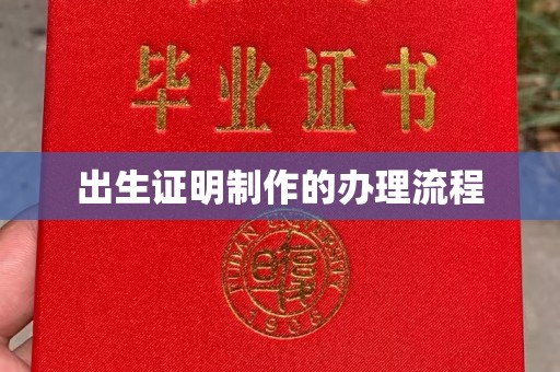 仪陇出生证明制作的办理流程