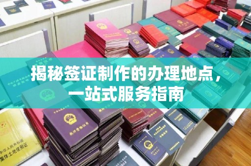 仪陇揭秘签证制作的办理地点，一站式服务指南