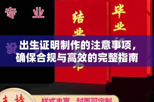 仪陇出生证明制作的注意事项，确保合规与高效的完整指南
