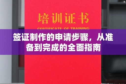 仪陇签证制作的申请步骤，从准备到完成的全面指南